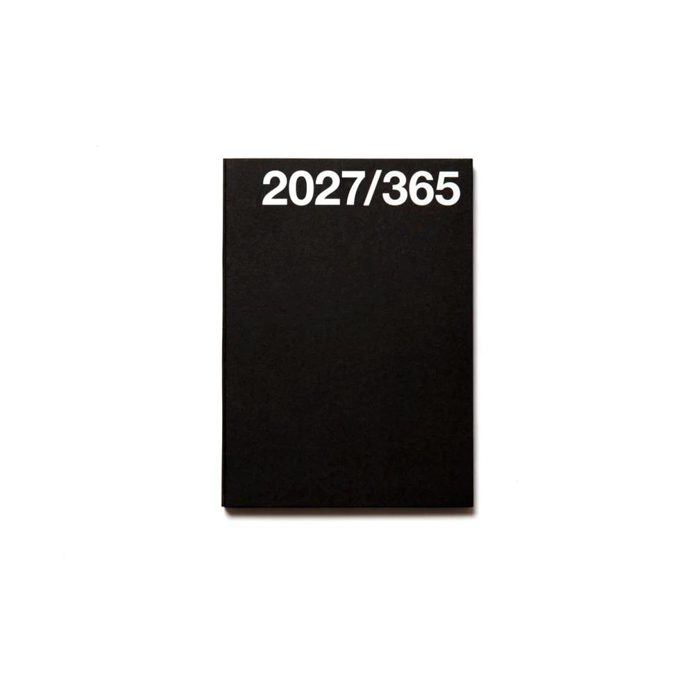 2027/365 Taschenkalender / Basic Planner | Schwarz / Black | Artikelnummer: delhaas_2027_schwarz