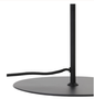 Lampe | Tischleuchte MAVERICK - Mattschwarz /Rauchglas/Groß