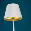 Lampe | Wiederaufladbare LED Tischleuchte LYS - weiß