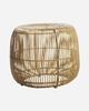 Hocker | Beistelltisch Rattan Modern - Natur