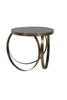 Tisch | Beistelltisch BUBISA small - Glas schwarz / antik bronze