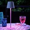 Lampe | Wiederaufladbare LED Tischleuchte LYS - taupe