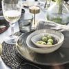 Tischschmuck | Platzsets / Tischsets Circle - Grau/Blau 