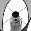 Lampe | Tischleuchte / Porzellanlampe Rosie - Schwarz/Silber