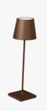 Lampe | Wiederaufladbare LED Tischlampe Drink - bronze 
