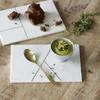 Teller | Tafel / Brotzeitbrett Marble - Weisser Marmor
