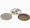 Wein Accessoires | 4er Set Untersetzer Vienna  - AntikGold
