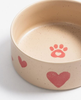 Tierbedarf | 2er Set Cozy Hearts Futternapf – 14 cm 