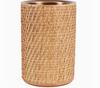 Wein Accessoire | Weinkühler aus Rattan in Altgold