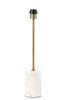 Lampe | Lampenfuß / Tischleuchte Marble - Marmor + Antik Bronze