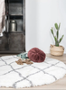 Teppich | Rundteppich Jeffie - Cream/grau