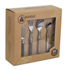 Besteck | 48 tlg. Besteckset Laguiole Braun
