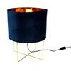Lampe | Tischleuchte Trixi Blau/Gold