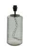 Lampe | Lampenfuß / Tischleuchte DORIAN - Glas / rauch