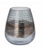 Kerzenhalter | Windlicht / Teelichthalter Fin - smoke / S