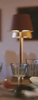 Lampe | Wiederaufladbare LED Tischlampe Drink - bronze 