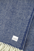 Decke | Decke | Wolldecke / Kuscheldecke Herringbone - Baltic sea