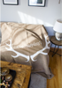 Decke | Wende- / Kuscheldecke Lieblingsplatzl - Taupe