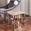 Tisch | Beistelltisch / Side Table - Marmor / Rosé