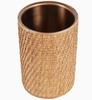 Wein Accessoire | Weinkühler aus Rattan in Altgold