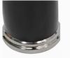 Lampe | Tischleuchte / Porzellanlampe Rosie - Schwarz/Silber