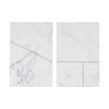 Teller | Tafel / Brotzeitbrett Marble - Weisser Marmor