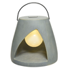 Lampe | Solarbetriebene Outdoor-/ Tischleuchte Stone - grau