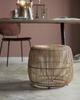 Hocker | Beistelltisch Rattan Modern - Natur