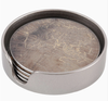 Wein Accessoires | 4er Set Untersetzer Vienna  - AntikGold