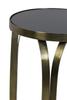 Tisch | Beistelltisch BUBISA Large - Glas schwarz/antik bronze