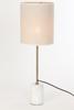 Lampe | Lampenfuß / Tischleuchte Marble - Marmor + Antik Bronze