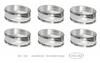 Tischschmuck | 6er Set Serviettenring /Serviettenhalter Faden - silber