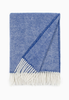 Decke | Decke | Wolldecke / Kuscheldecke Herringbone - Baltic sea
