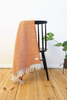 Decke | Wolldecke / Kuscheldecke  Herringbone - Terracotta