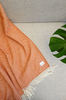Decke | Wolldecke / Kuscheldecke  Herringbone - Terracotta