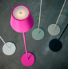 Lampe | Wiederaufladbare LED Stehleuchte LYS -  magenta