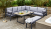 Outdoor | Couchtisch "Komido" - braun