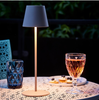 Lampe | Wiederaufladbare LED Tischleuchte LYS - taupe
