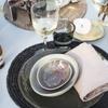 Tischschmuck | Platzsets / Tischsets Circle - Grau/Blau 