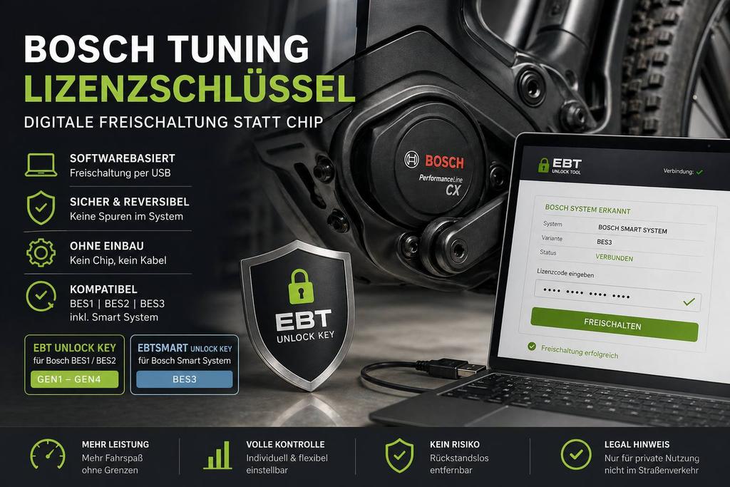 Bosch Tuning Lizenzschlüssel