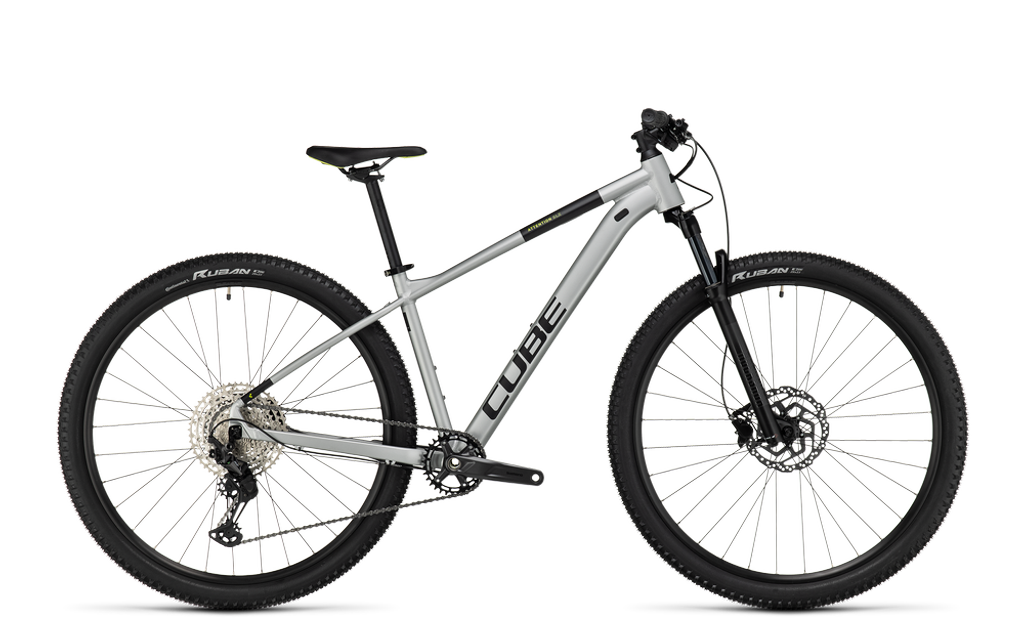 Cube Attention SLX silvergrey´n´lime / RH: M