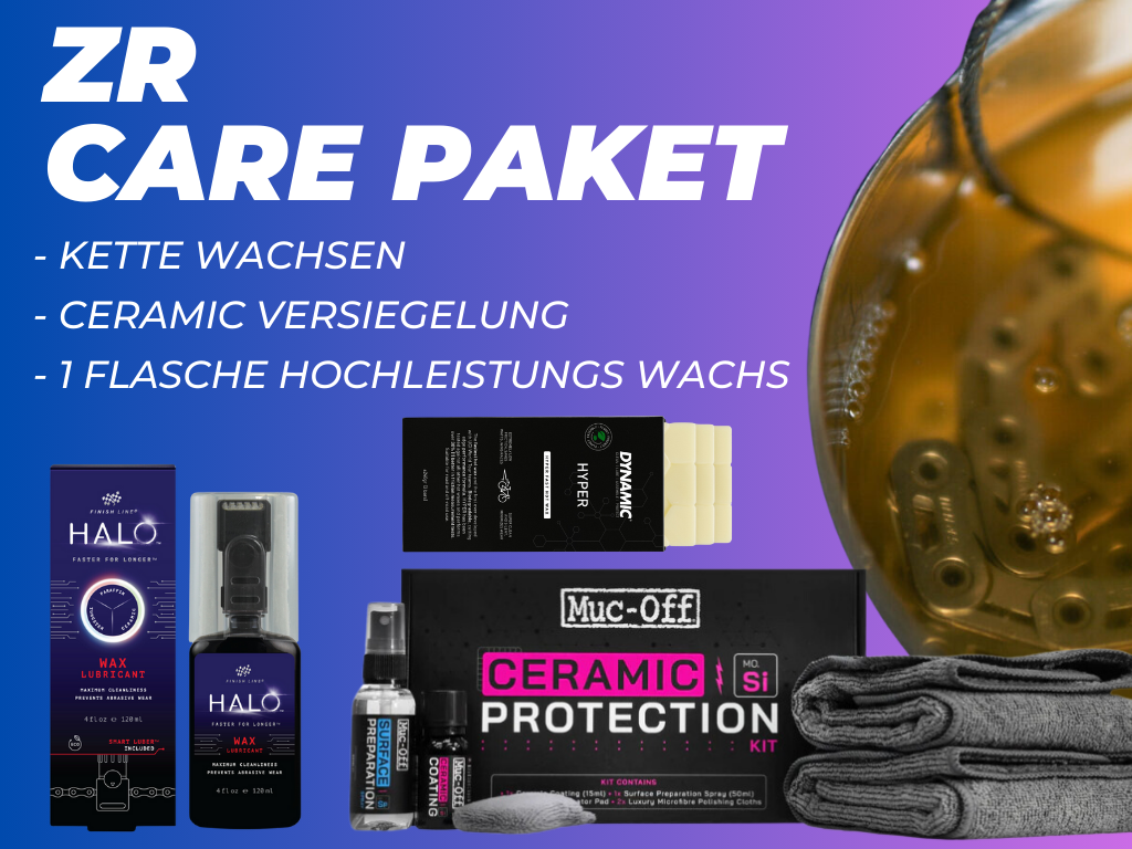 ZR CARE PAKET / Kette wachsen / Ceramic Versiegelung / 1 Flasche Kettenwachs