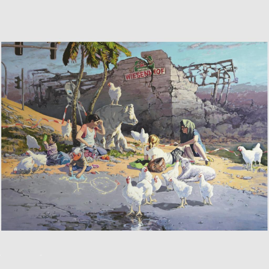 HARTMUT KIEWERT Postkarte HÜGEL II