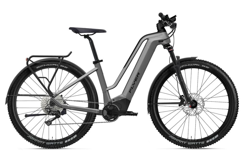 Flyer Goroc2 2.10 Comfort Panasonic 750 WH / RH M / silver-black