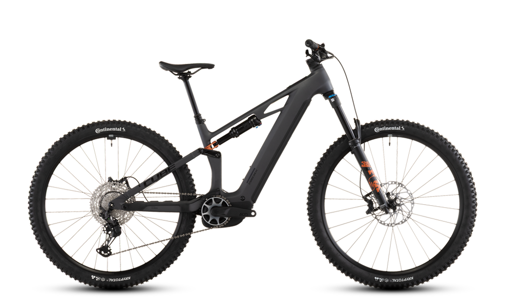 Cube Stereo Hybrid ONE44 HPC SLX 800 / Gr. M / Carbon / Bosch CX /  slabgrey´n´orange