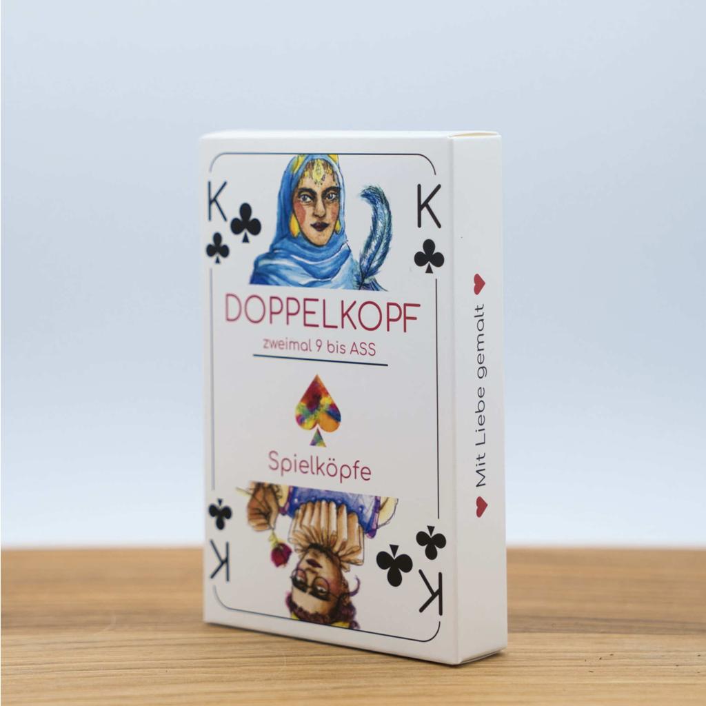 SPIELKÖPFE Spielkarten SCHAFKOPF