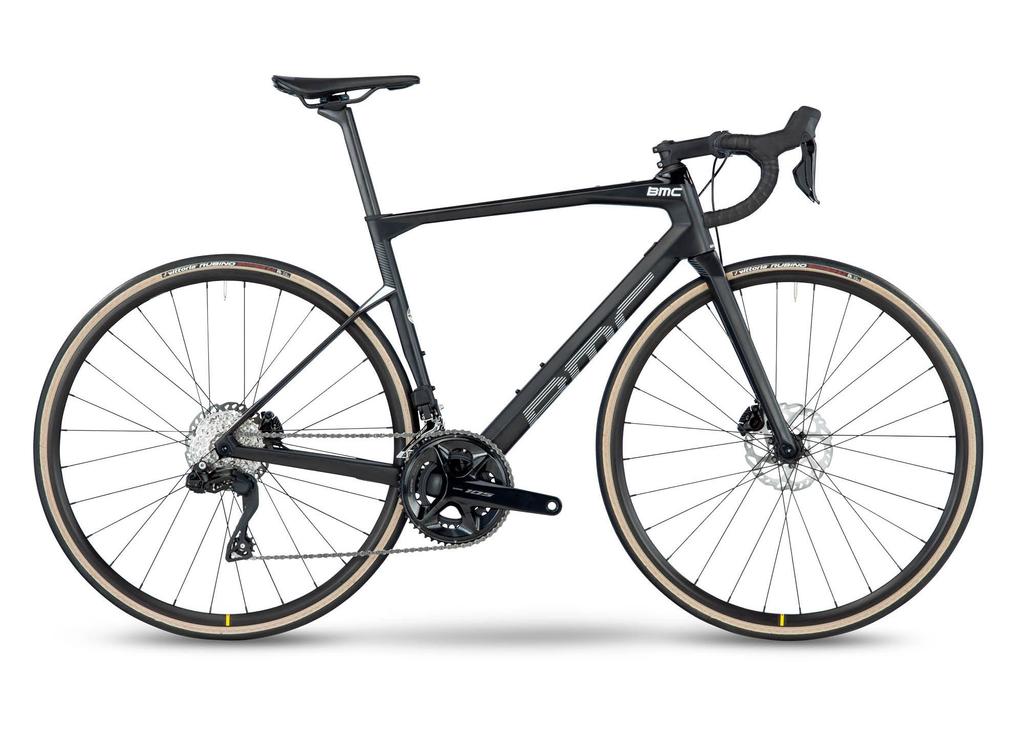 BMC Roadmachine five MY23 / SHIMANO 105 Di2 12-fach / Gr. 54 / carbon-white
