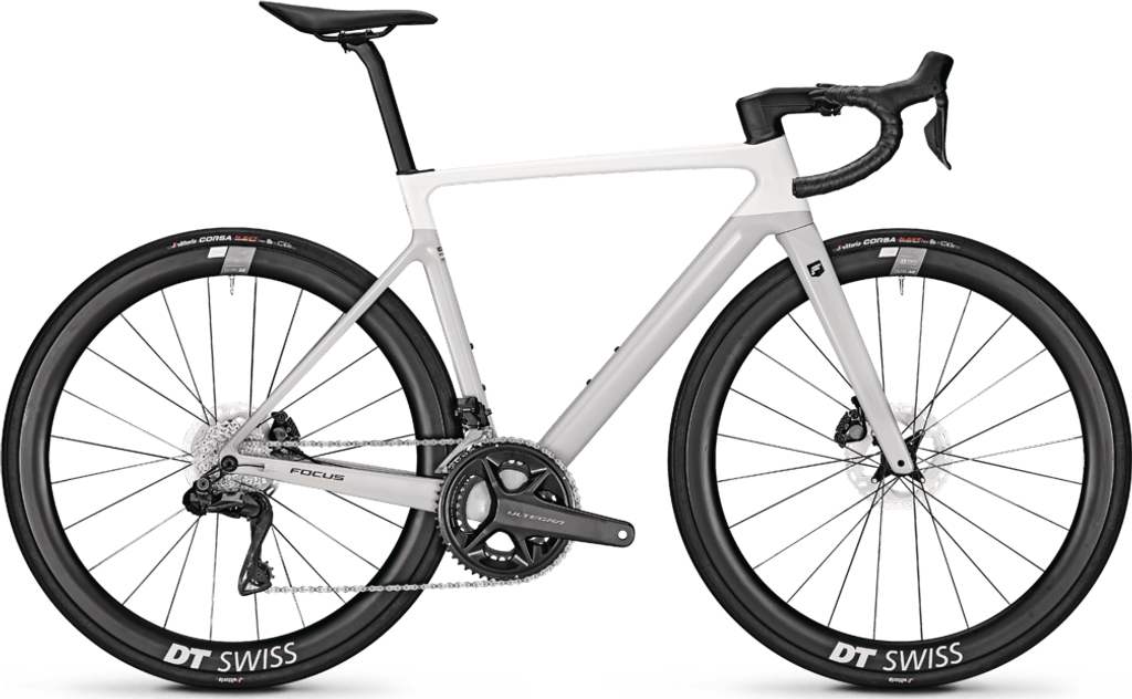 FOCUS IZALCO MAX 9.8 / Gr. L  / ULTEGRA DI2 / DT Swiss ERC 1600 Carbon / weiß