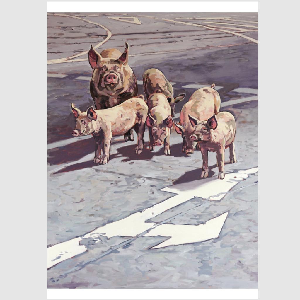 HARTMUT KIEWERT Postkarte MARKIERUNG XIV