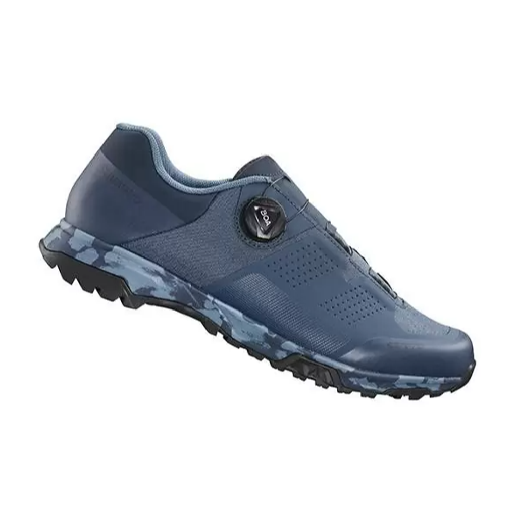 SHIMANO  Flache MTB-/E-Bike-Schuhe SH-ET700 Blau Größe 45